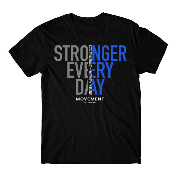 STRONGER EVERY DAY - T-SHIRT - BLACK - $K1YWCZ$ Thumbnail